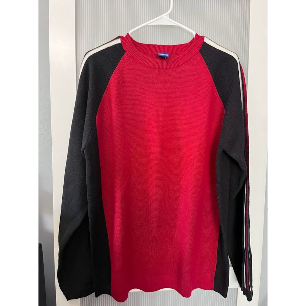 PC_ Men's Burgundy/Black High Sierra XL sweater